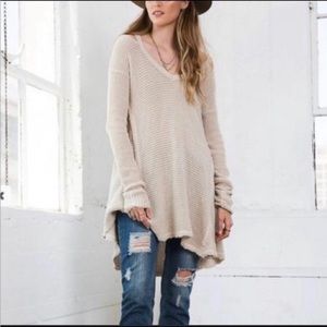 🆕 HAYDEN LA COLD SHOULDER SWEATER DRESS/LONG TUNIC